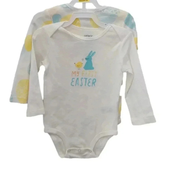 Carter's 2-pack Easter Body suit - Picture 1 of 6